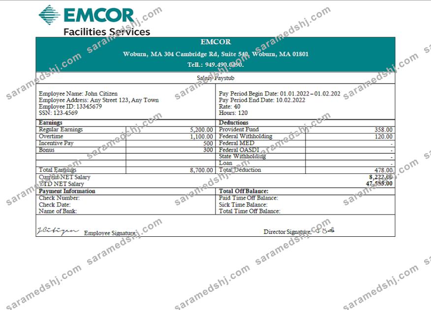 USA engineering company employee earning
